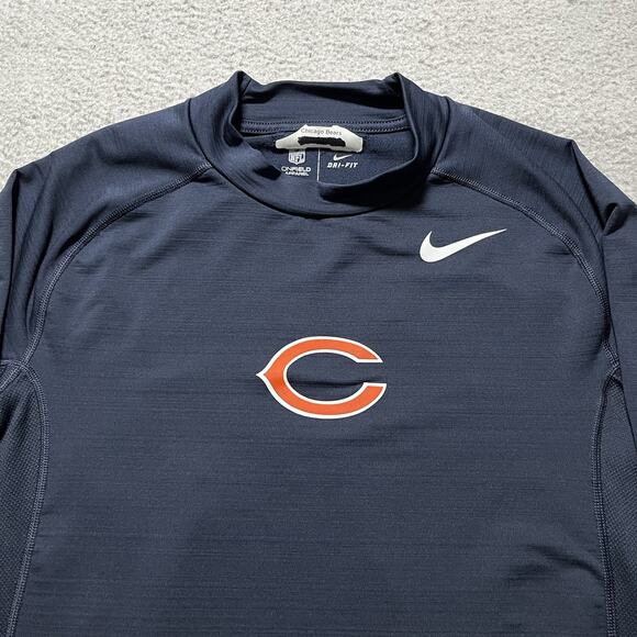 Chicago Bears Shirt Mens XL Nike Long Sleeve Team Issued Training On Field - Picture 10 of 13